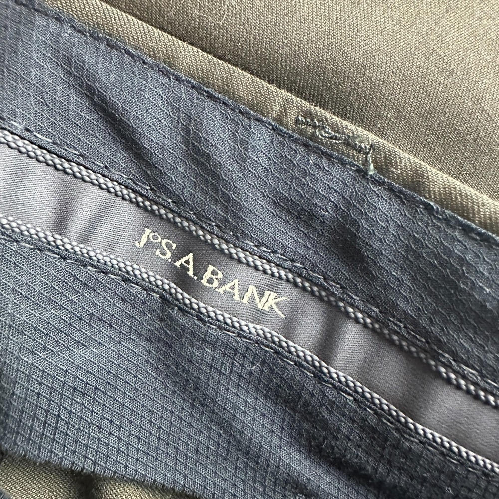 Jos A Bank Signature Collection Mens 38L Brown‎ Wool Dress Pants* - Picture 9 of 12